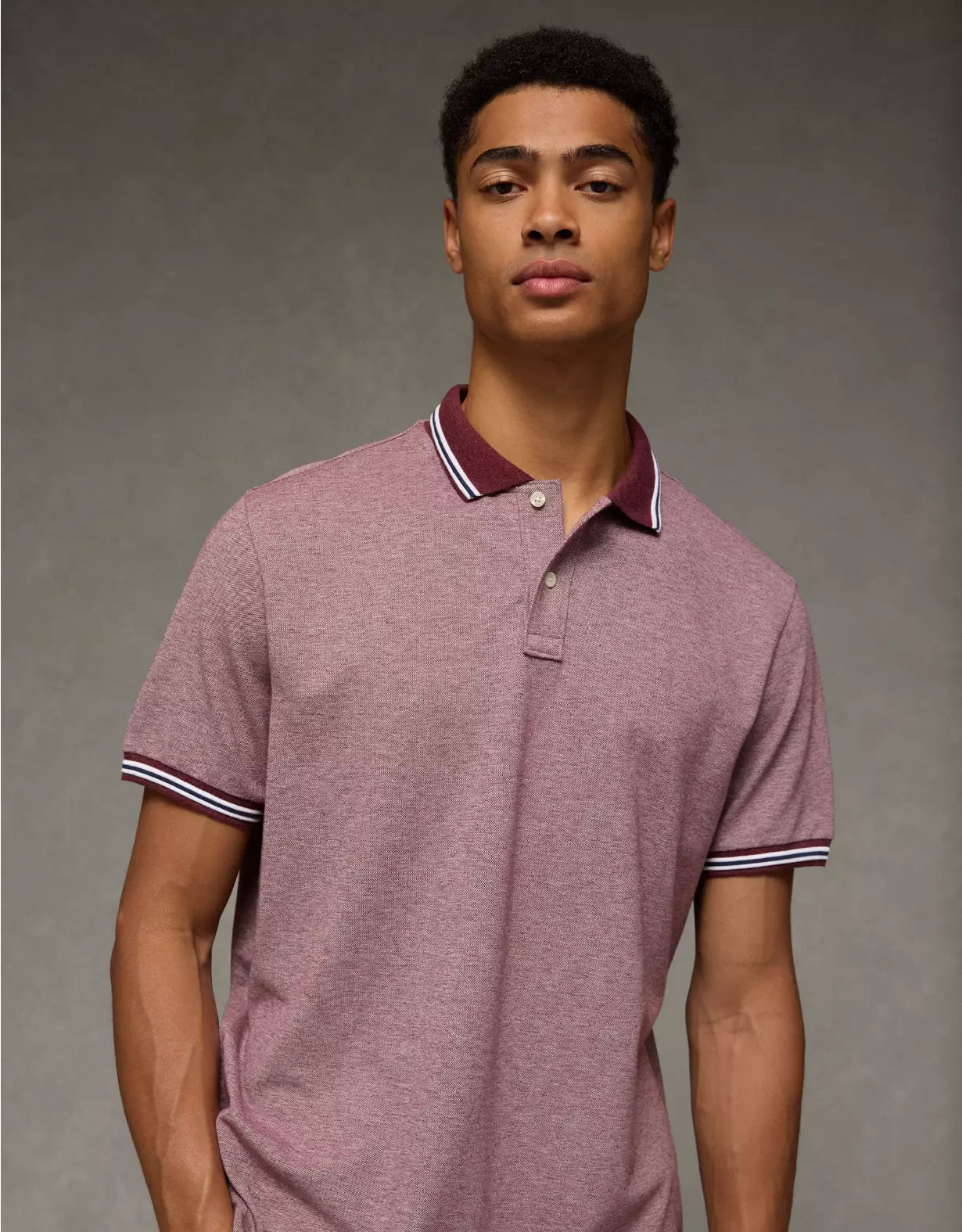 American Eagle AE Club Pique Polo Shirt