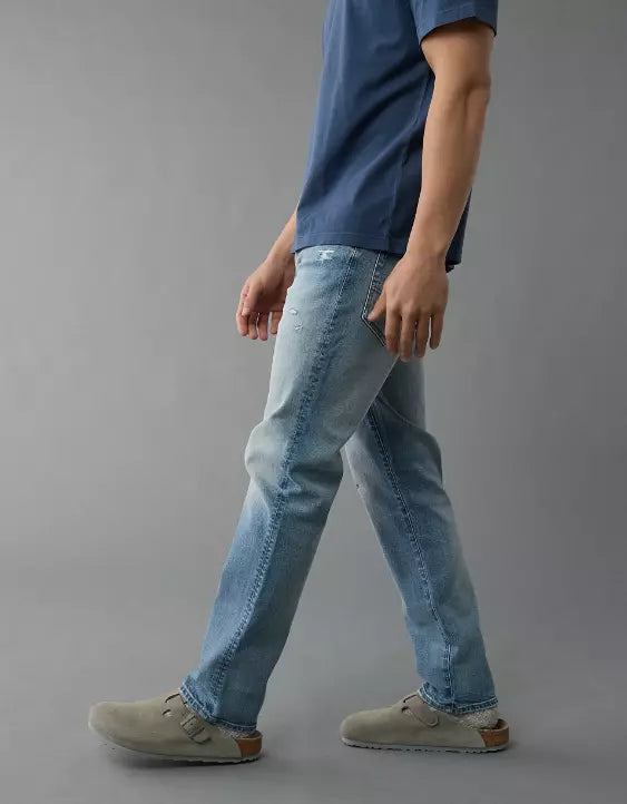 American Eagle AE EasyFlex +TENCEL™ Fibers Ripped Slim Straight Jean