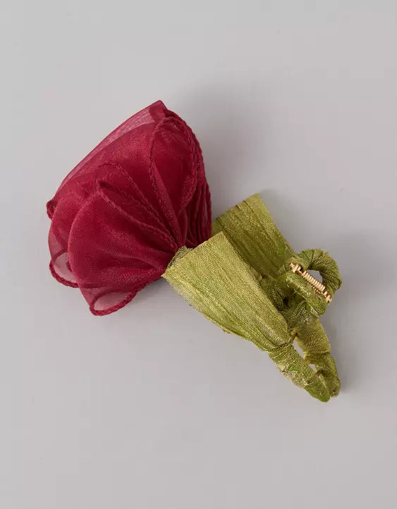 American Eagle AE Rose Claw Hair Clip