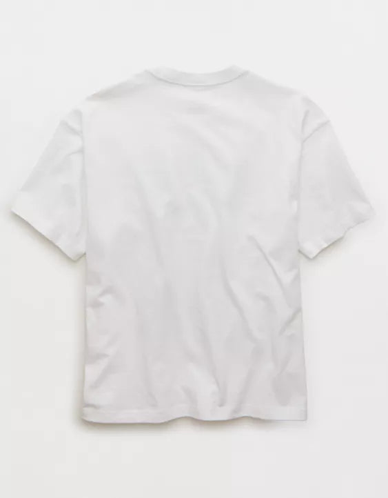 American Eagle AE Boxy Green Day Graphic T-Shirt