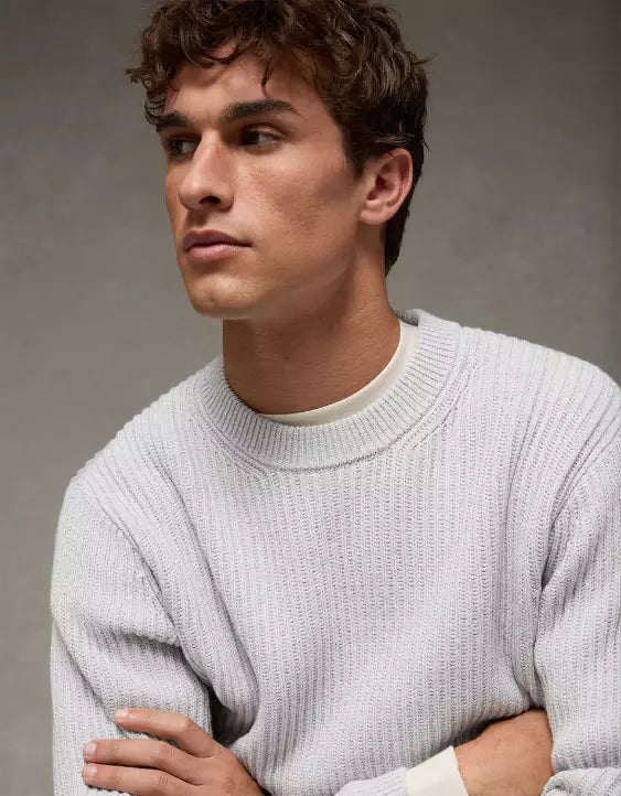 American Eagle AE Fisherman Crew Neck Sweater