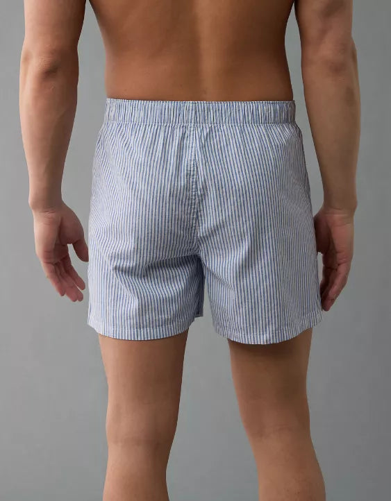American Eagle AEO Men's Plaid Stretch Boxer Short