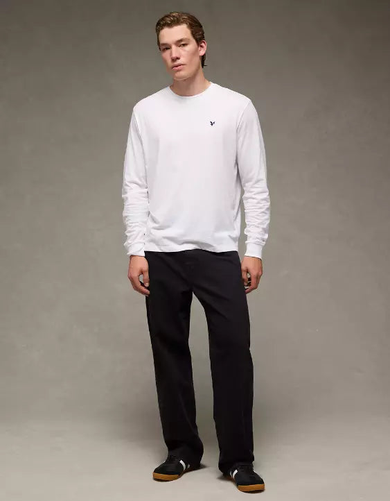 American Eagle AE Lightweight Icon Long-Sleeve T-Shirt
