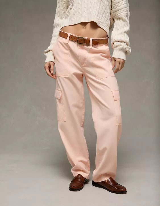 American Eagle AE Low-Rise Baggy Straight Cargo Pant