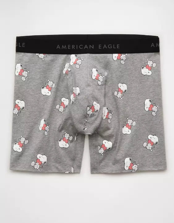 American Eagle AEO Men's Striped 6″ Classic Boxer Brief