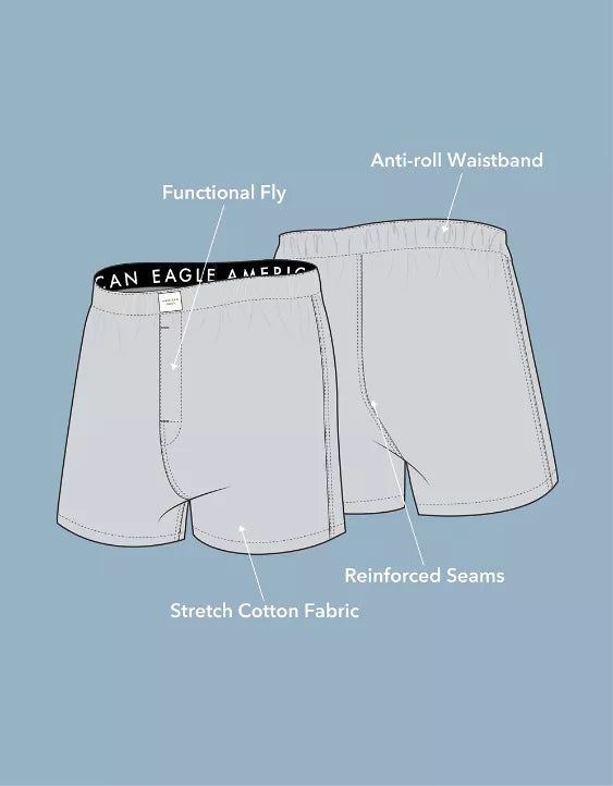 American Eagle AEO Men's Stretch Boxer Short