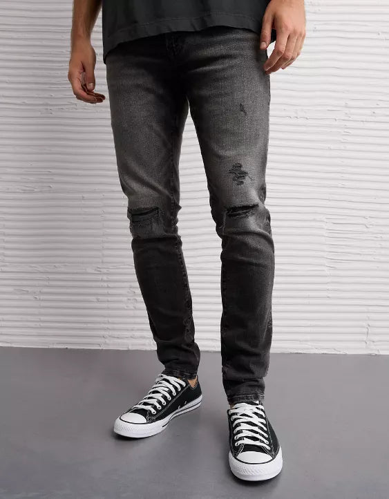 American Eagle AE AirFlex+ Patched Athletic Skinny Jean