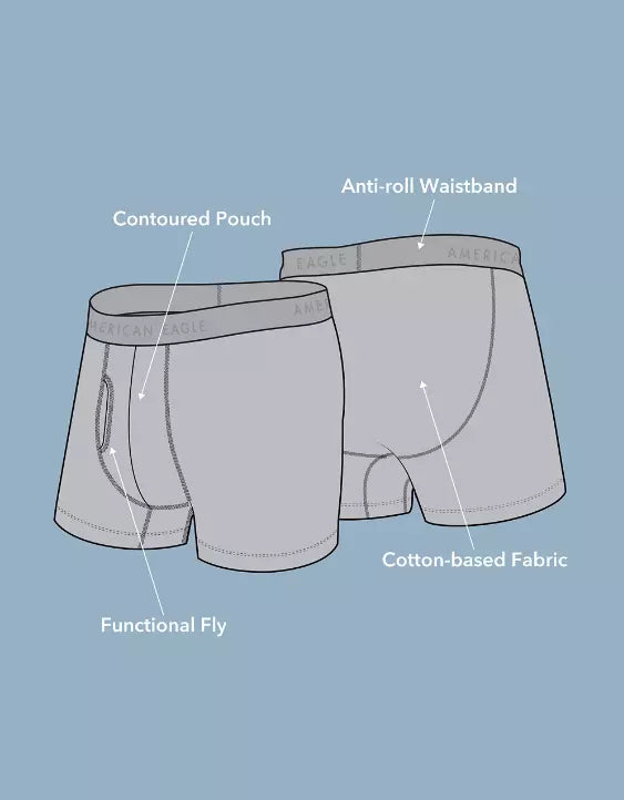 American Eagle AEO Men's 4.5″ Classic Boxer Brief