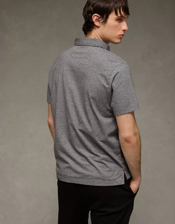 American Eagle AE 24/7 Club Logo Polo Shirt