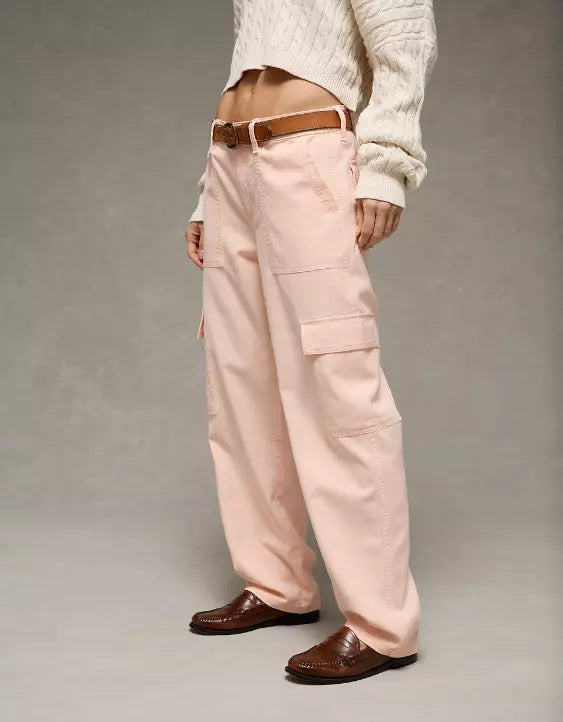 American Eagle AE Low-Rise Baggy Straight Cargo Pant