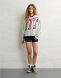 American Eagle AE Varsity Graphic V-Neck Sweatshirt