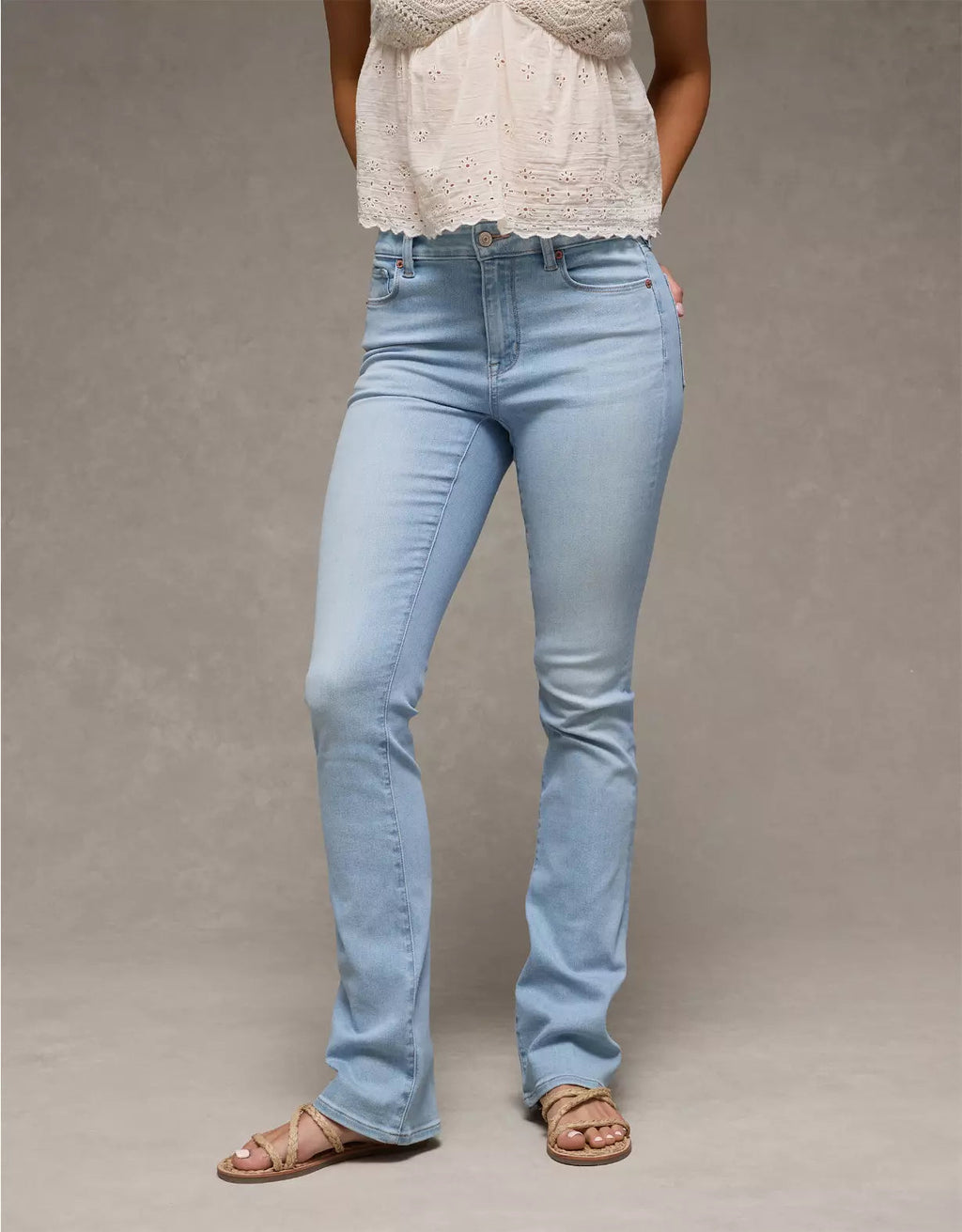 American Eagle AE Next Level High-Waisted Skinny Kick Jean