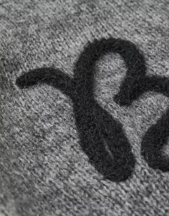American Eagle AE Whoa So Soft Bisous Graphic Sweater