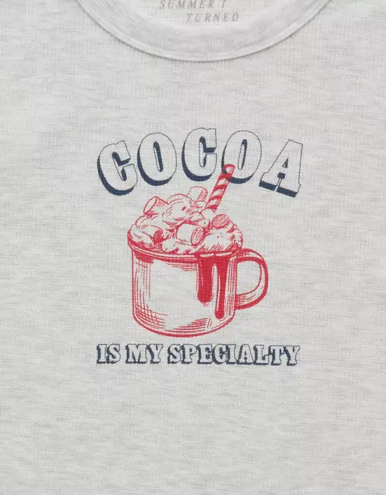 American Eagle AE x The Summer I Turned Pretty Graphic Baby Tee
