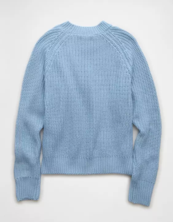American Eagle AE Crew Neck Raglan Sweater