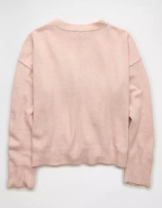American Eagle AE Whoa So Soft Valentine's Day Sweater