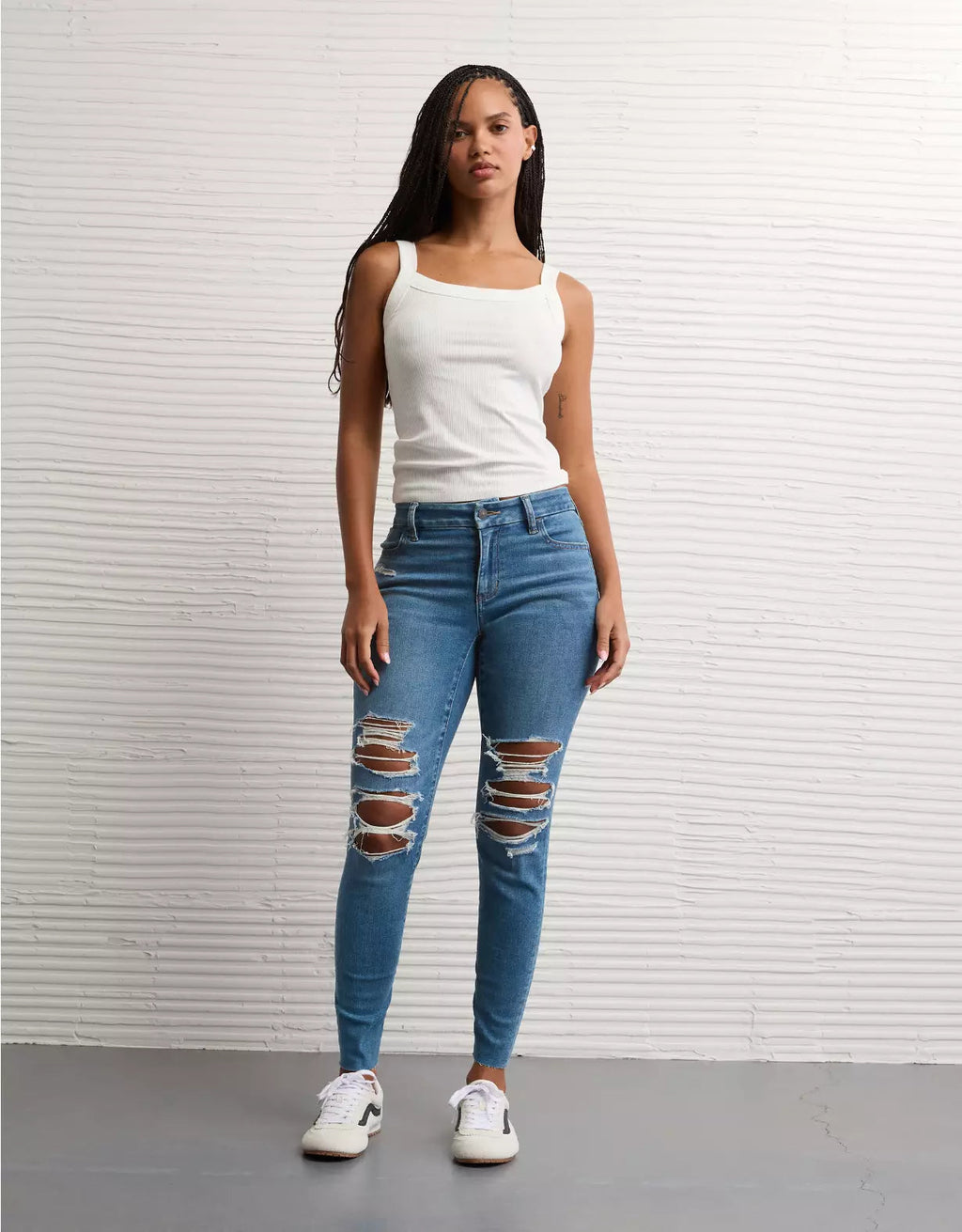 American Eagle AE Next Level Curvy Ripped High-Waisted Jegging