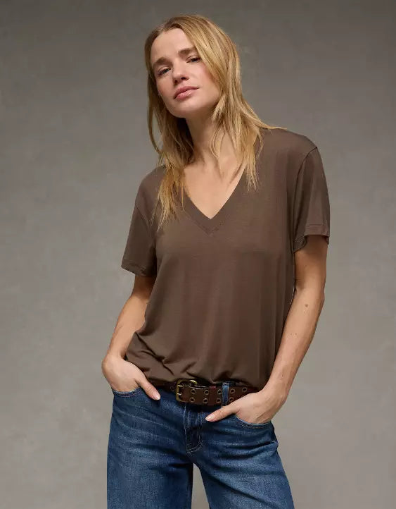 American Eagle AE Soft & Sexy V-Neck T-Shirt
