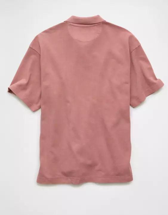 American Eagle AE Boxy Polo Shirt