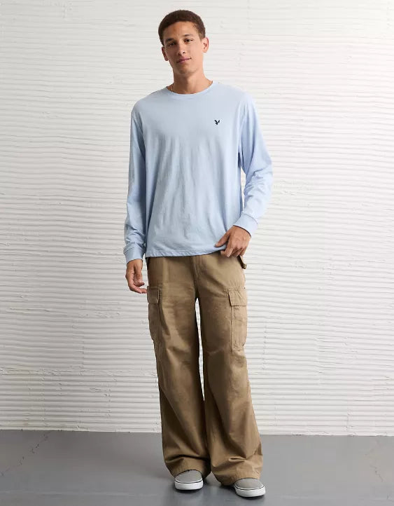 American Eagle AE Lightweight Icon Long-Sleeve T-Shirt