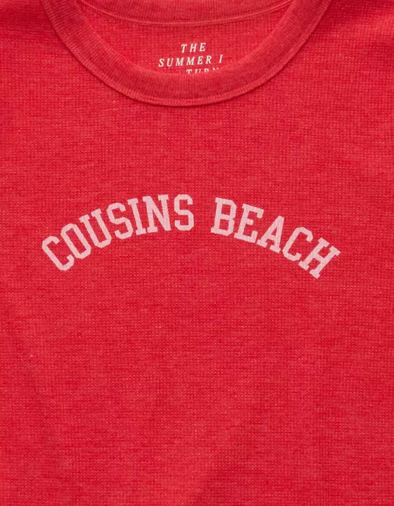 American Eagle AE x The Summer I Turned Pretty Graphic Baby Tee