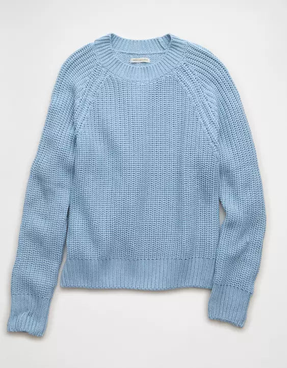 American Eagle AE Crew Neck Raglan Sweater