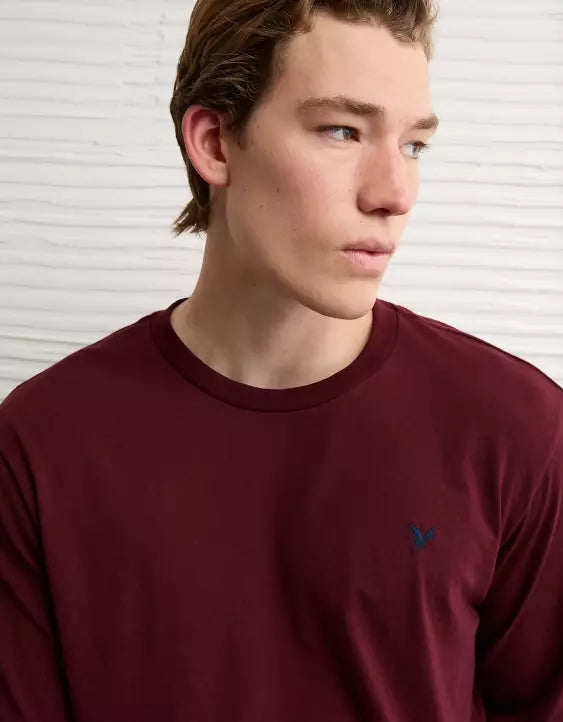 American Eagle AE Lightweight Icon Long-Sleeve T-Shirt