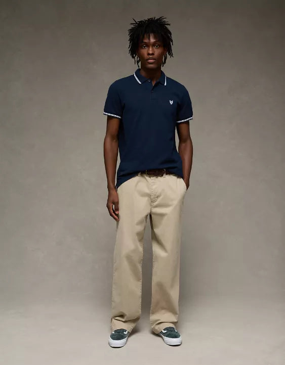 American Eagle AE Slim Fit Stretch Polo Shirt
