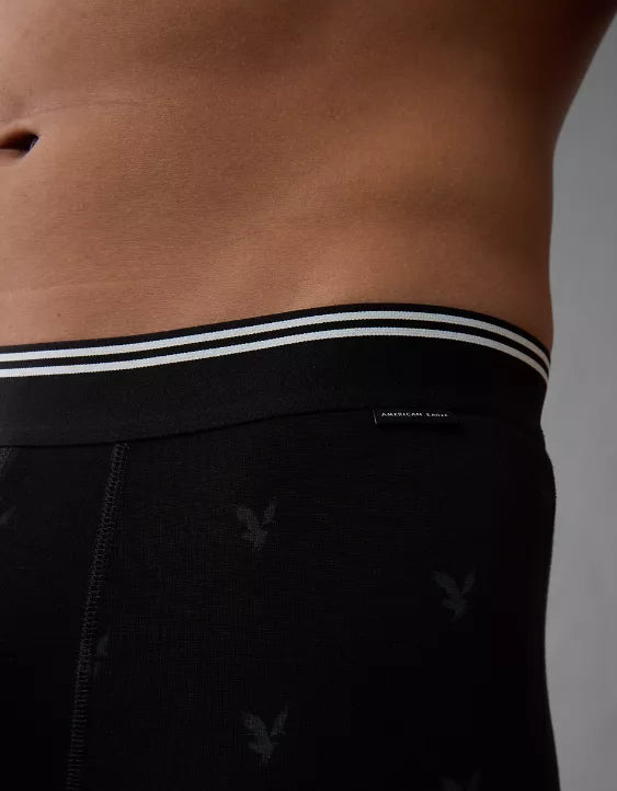 American Eagle AEO Men's Eagles 6″ Ultra Soft Boxer Brief