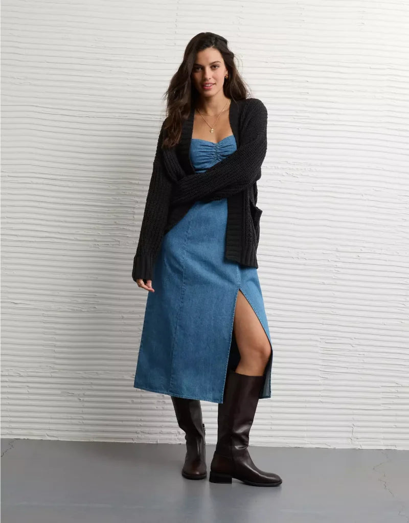 American Eagle AE Chenille Cardigan Sweater