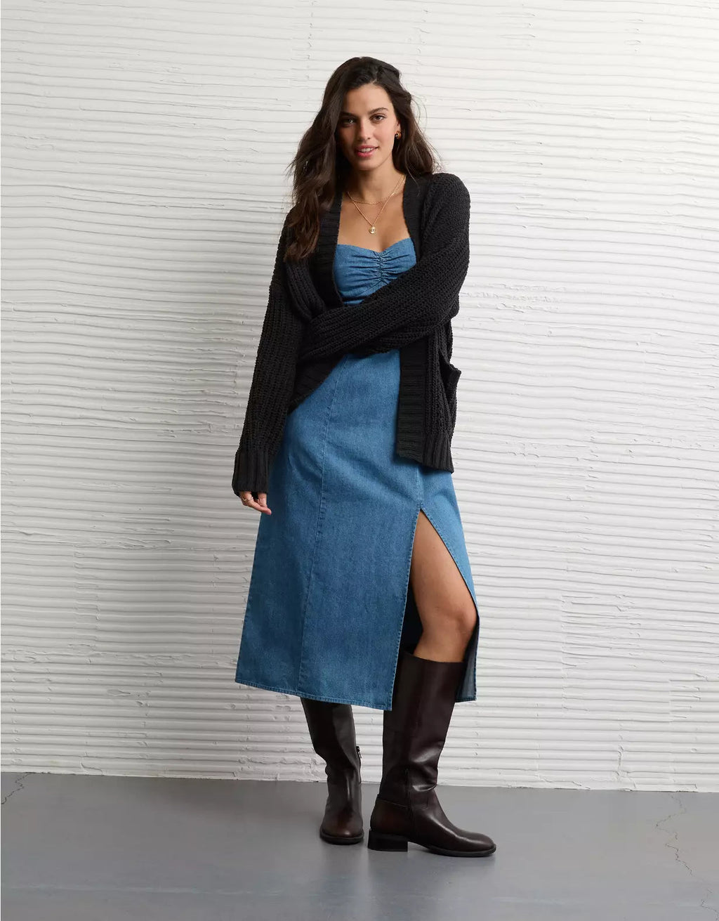 American Eagle AE Chenille Cardigan Sweater