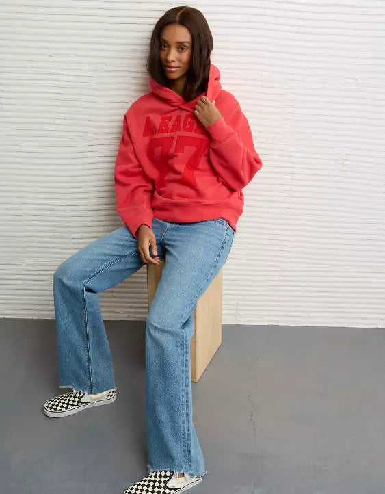 American Eagle AE Everyday Luxe Graphic Hoodie