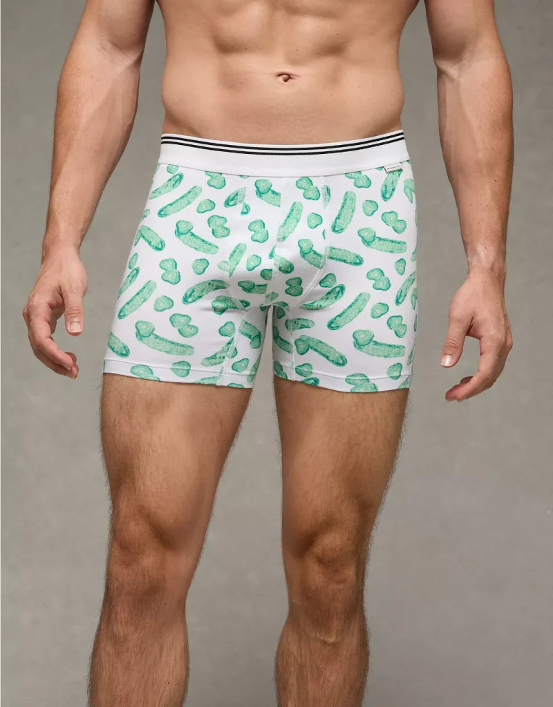 American Eagle AEO Men's Pickles 4.5″ Ultra Soft Boxer Brief
