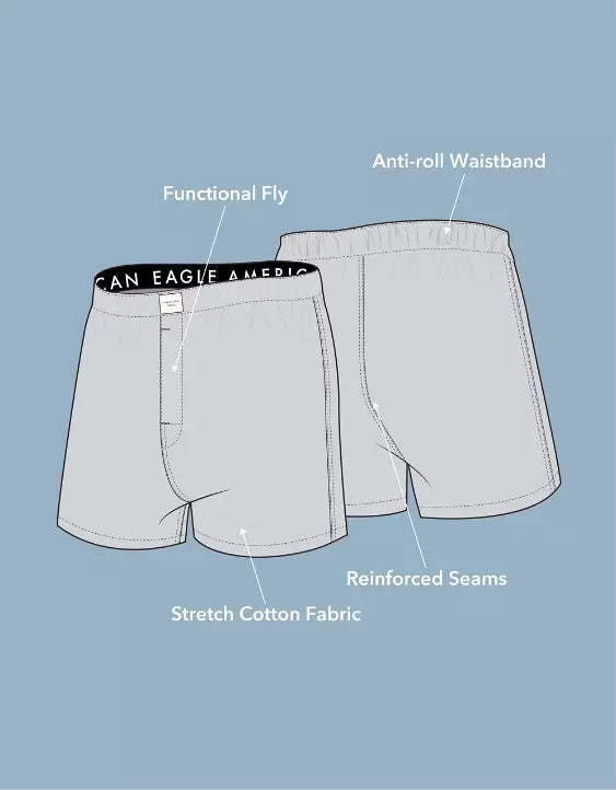 American Eagle AEO Men's 6″ Classic Boxer Brief