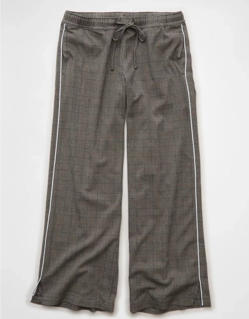 American Eagle AE Stretch Low Rise Wide-Leg Track Pant
