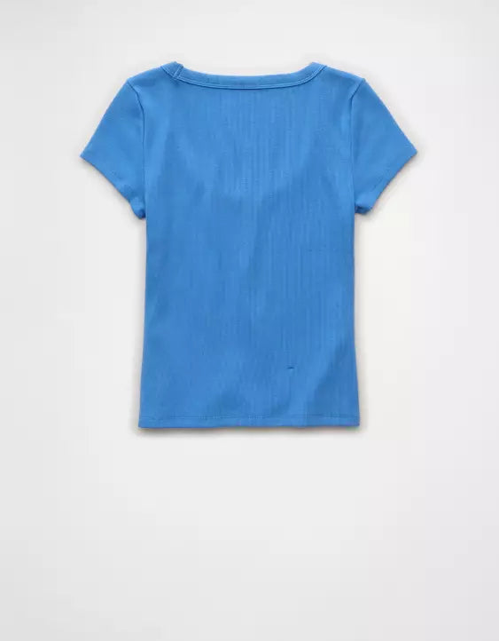 American Eagle AE Scoop Neck Baby Tee