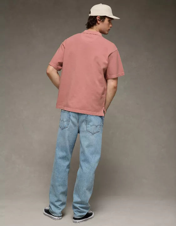 American Eagle AE Boxy Polo Shirt