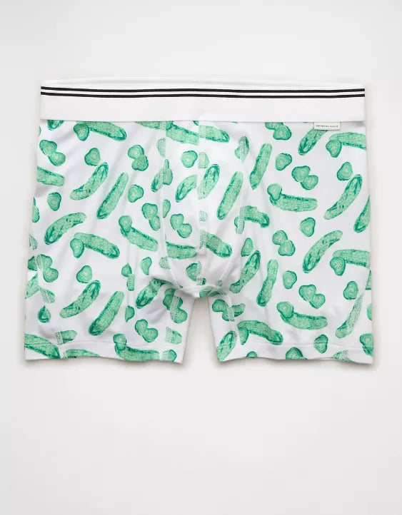 American Eagle AEO Men's Pickles 4.5″ Ultra Soft Boxer Brief