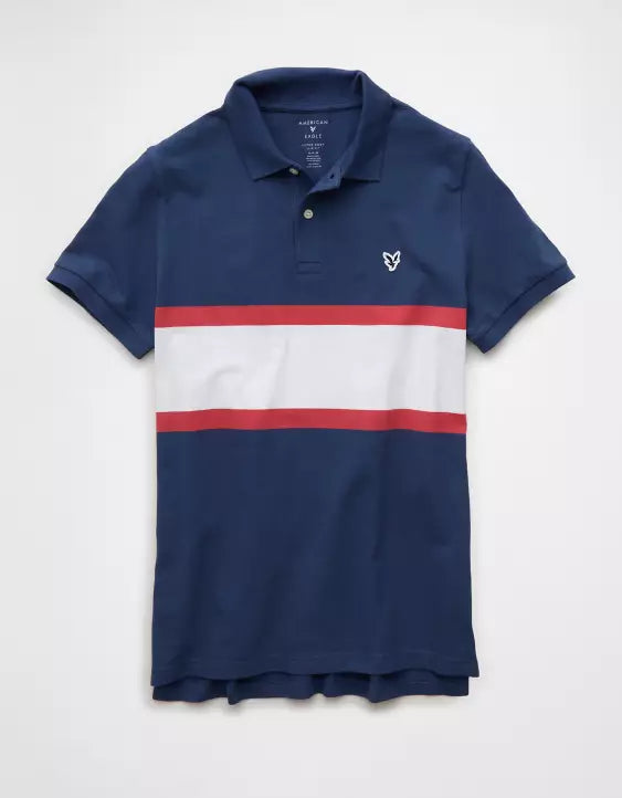 American Eagle AE Slim Fit Stretch Polo Shirt