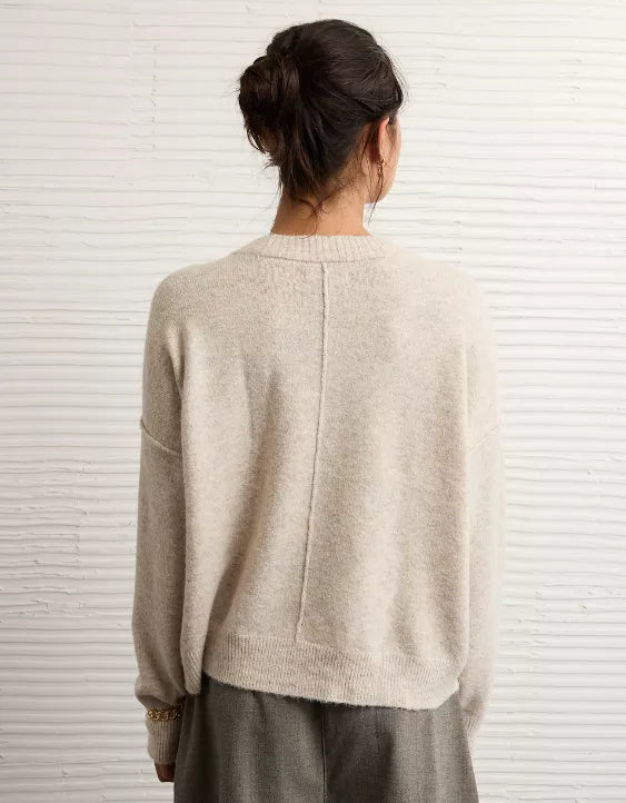 American Eagle AE Whoa So Soft Valentine's Day Sweater
