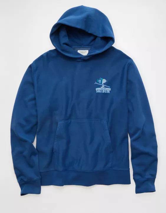 American Eagle AE Snoopy Graphic Fleece Hoodie