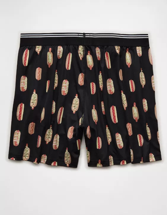 American Eagle AE Men's Hot Dogs Ultra Soft Pocket Boxer Short