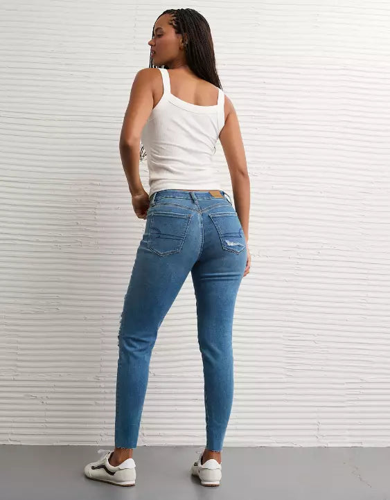 American Eagle AE Next Level Curvy Ripped High-Waisted Jegging