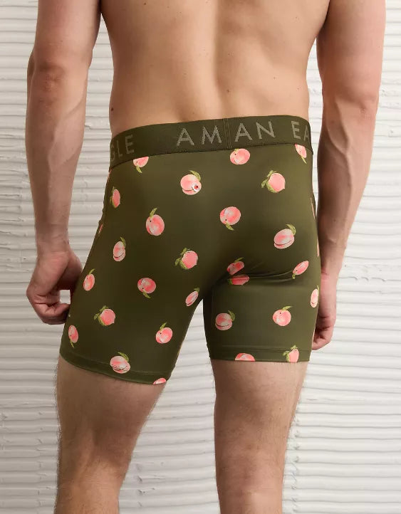 American Eagle AEO Men's Peaches 6″ Flex Boxer Brief