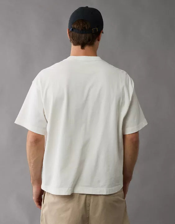 American Eagle AE Boxy Sueded Jersey T-Shirt