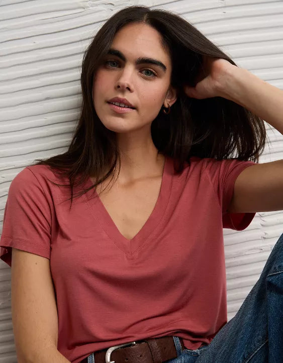 American Eagle AE Soft & Sexy V-Neck T-Shirt