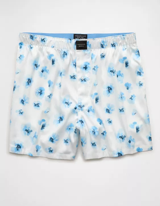 American Eagle AEO Men's Satin Pocket Boxer Short