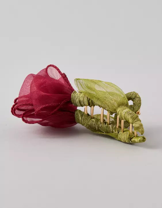 American Eagle AE Rose Claw Hair Clip