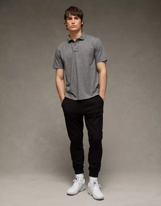 American Eagle AE 24/7 Club Logo Polo Shirt