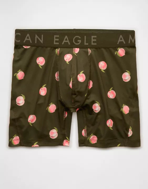 American Eagle AEO Men's Peaches 6″ Flex Boxer Brief